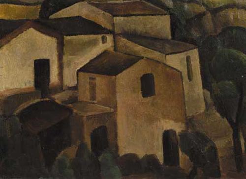 Pier Leone Ghezzi Huizengroep bij Taormina oil painting image